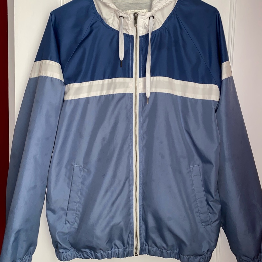 Original blue/white Zine windbreaker